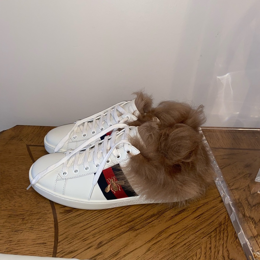 ****SOLD*****Gucci Leather Web Trainer
